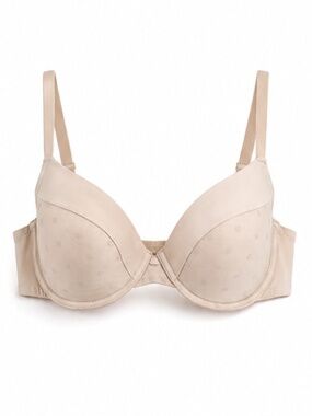 Ann Taylor Nude Polka Dot Lace Push-Up Bra – 40D EUC